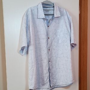 Tommy Bahama Light Blue Geometric Shirt